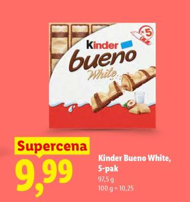 Kinder Bueno White, 5-pak