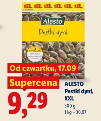 Alesto Pestki dyni, XXL