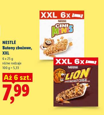 NESTLÉ Batony zbożowe, XXL