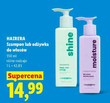 HAIRERA Szampon lub odżywka do włosów
