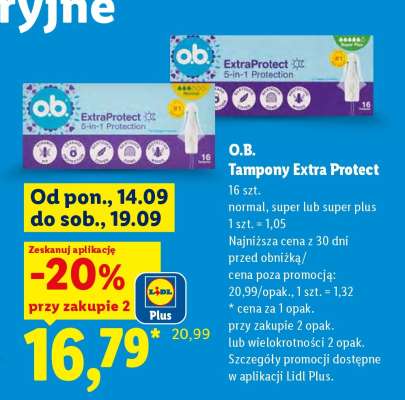o.b. Tampony Extra Protect