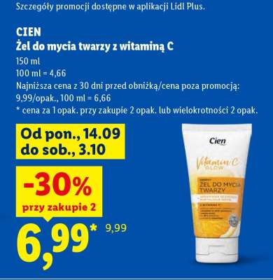 Cien Żel do mycia twarzy z witaminą C