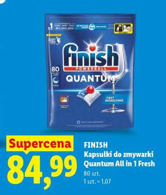 Finish Kapsułki do zmywarki Quantum All in 1 Fresh