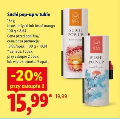 Sushi pop-up w tubie