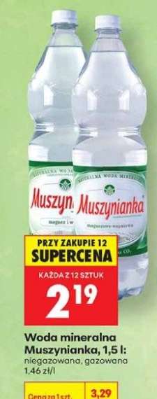 Woda mineralna Muszynianka, 1,5 l
