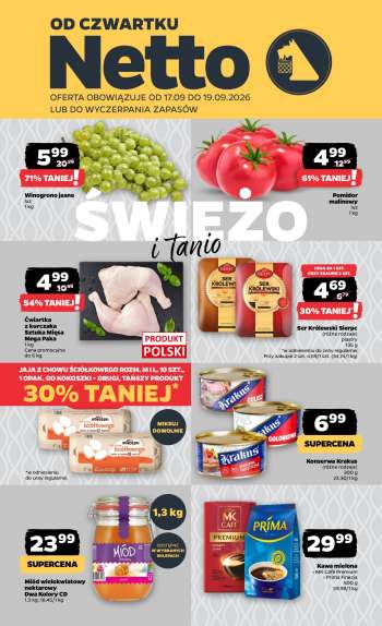 Gazetka Netto - 17.09.2026 - 19.09.2026.
