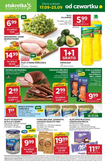 Gazetka Stokrotka Supermarket - 17.09.2026 - 23.09.2026.