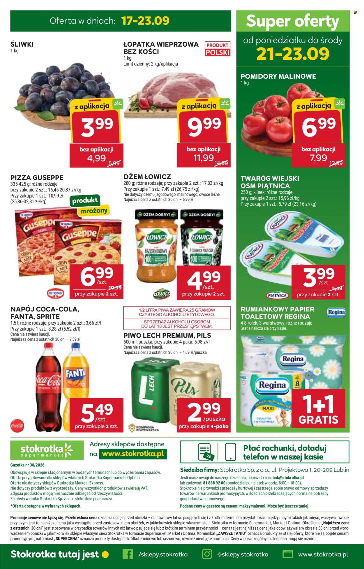 Gazetka Stokrotka Supermarket - 17.09.2026 - 23.09.2026. Strona 45