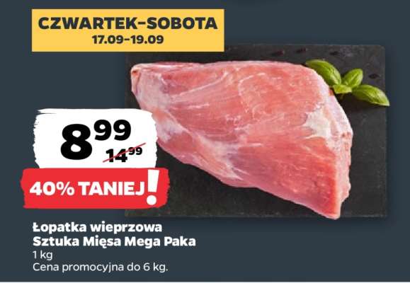 Łopatka wieprzowa Sztuka Mięsa Mega Paka