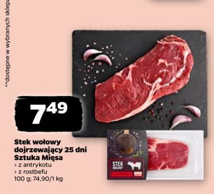 Stek wołowy dojrzewający 25 dni
