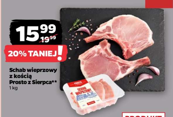 Schab wieprzowy z kością Prosto z Sierpca