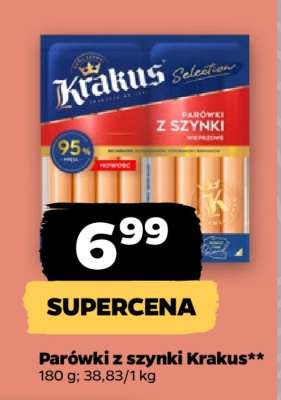 Parówki z szynki Krakus