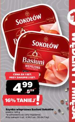 Szynka wieprzowa Basiuni Sokołów