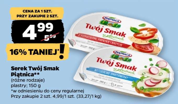 Serek TWÓJ SMAK PIĄTNICA