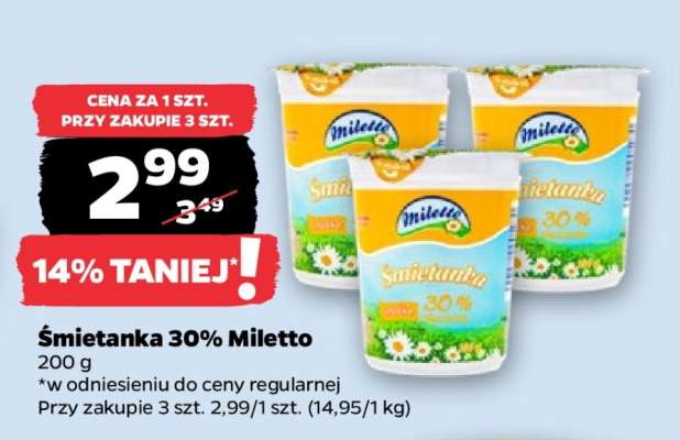 Śmietanka 30% Miletto