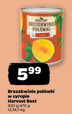 Brzoskwinie połówki w syropie Harvest Best