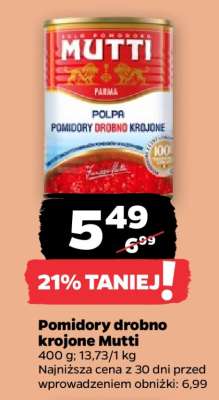 Pomidory drobno krojone MUTTI