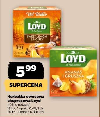 Herbatka owocowa ekspresowa Loyd