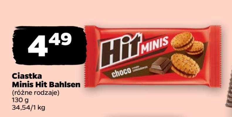 Ciastka Minis Hit Bahlsen