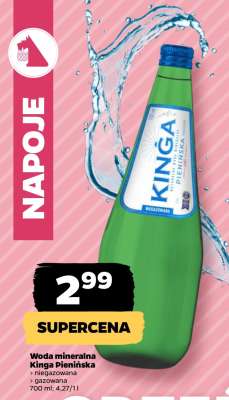 Woda mineralna KINGA PIENIŃSKA