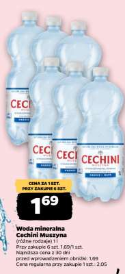 Woda mineralna Cechini Muszyna