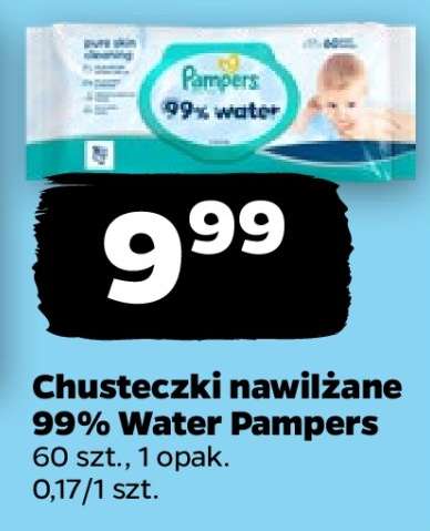 Chusteczki nawilżane 99% Water Pampers