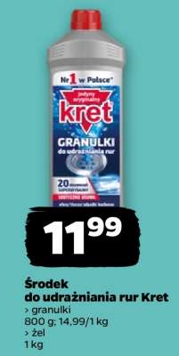 Środek do udrażniania rur Kret