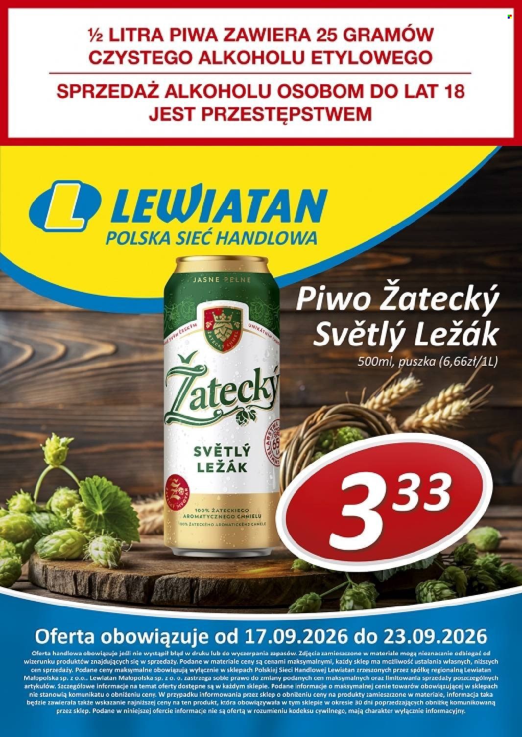 Gazetka Lewiatan - 17.09.2026 - 23.09.2026. Strona 3