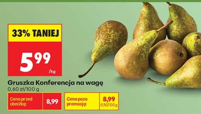 Gruszka konferencja na wagę