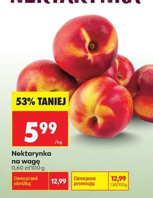 Nektarynka na wage