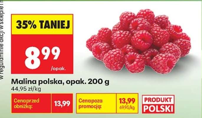 Malina polska, opak. 200 g