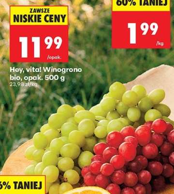 Hey, vita! Winogrono bio, opak. 500 g