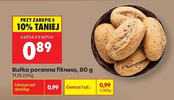 bułka poranna fitness , 80 g