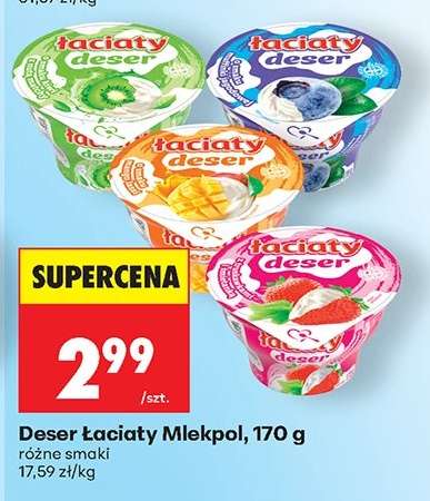 Deser łaciaty Mlekpol, 170 g