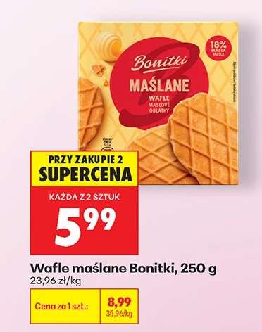 Wafle maślane Bonitki, 250 g