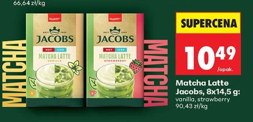Matcha Latte Jacobs, 8x14,5 g