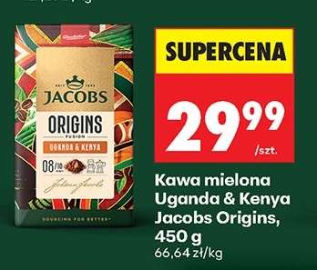 Kawa mielona Uganda & Kenya Jacobs Origins, 450 g