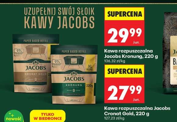 Kawa rozpuszczalna Jacobs Kronung, 220 g