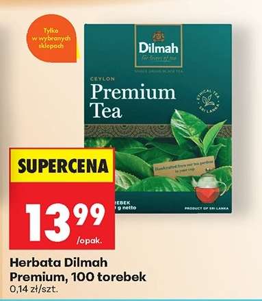 Herbata Dilmah Premium 100 torebek