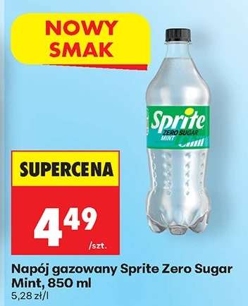 Napój gazowany Sprite Zero Sugar Mint, 850 ml