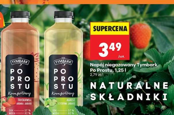 Napój niegazowany Tymbark Po Prostu, 1,25 l