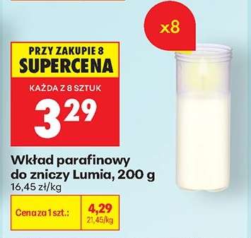 Wkład parafinowy do zniczy Lumia, 200 g