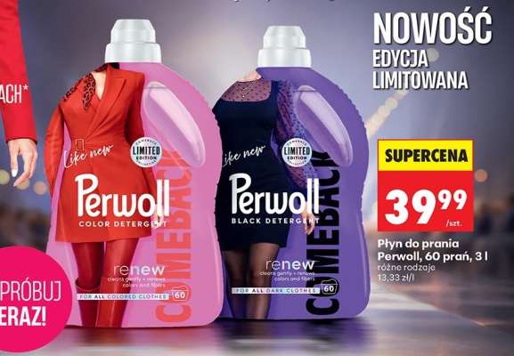 Płyn do prania Perwoll, 60 prań, 3 l