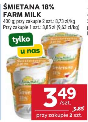 ŚMIETANA 18% FARM MILK