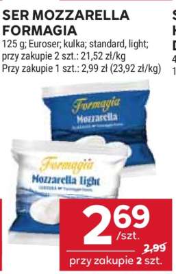Ser mozzarella FORMAGIA