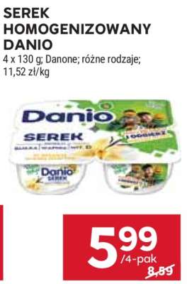 Serek homogenizowany DANIO