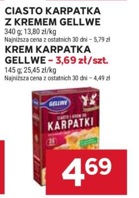 Ciasto Karpatka z Kremem Gellwe