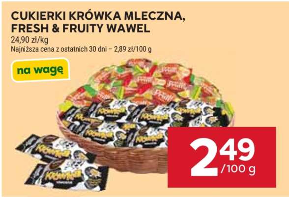 Cukierki Krówka Mleczna, Fresh & Fruity Wawel