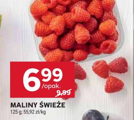 MALINY ŚWIEŻE
