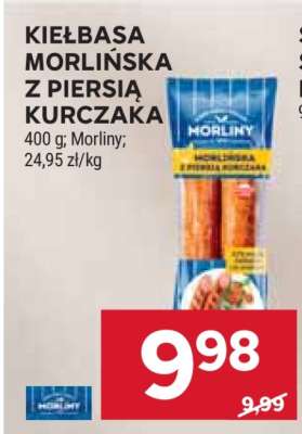 Kiełbasa Morlińska z piersią kurczaka
